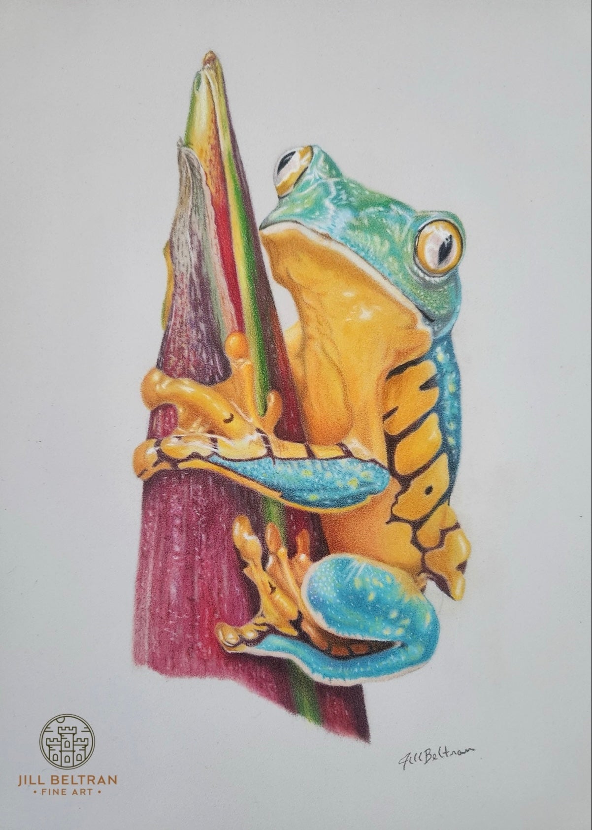 Prince Tree Frog Signed Original